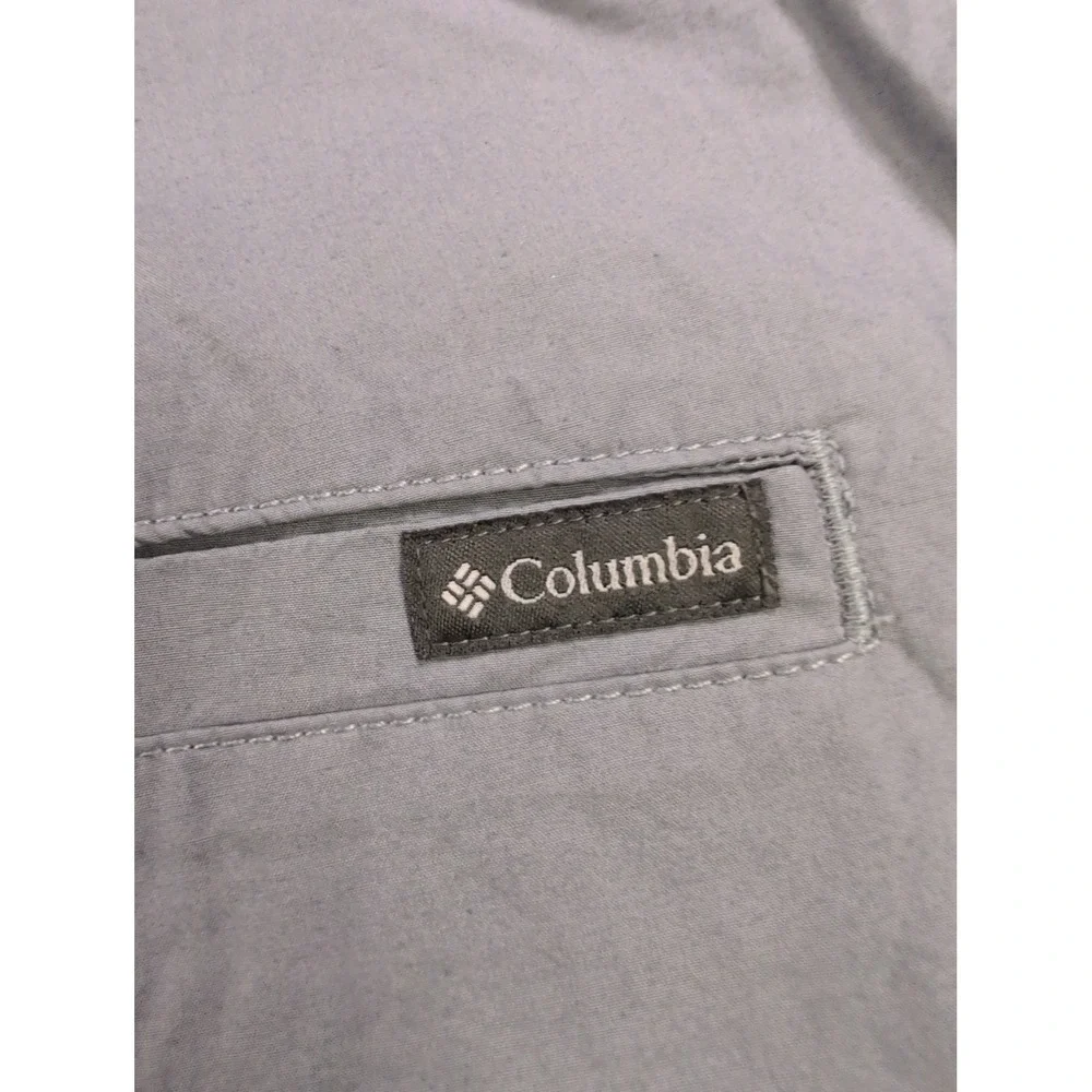 Columbia‎ Washed Out Mens Grey Modern Classic Fit Chino Bermuda Shorts 38 AM4471